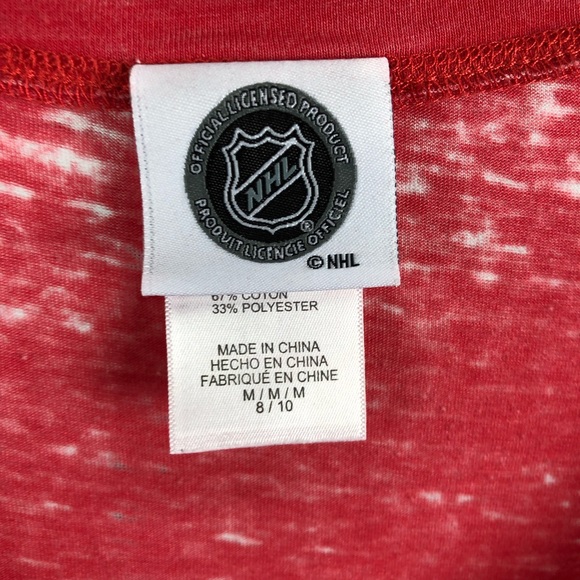 NHL Chicago Black Hawks Burn Out T Shirt 1326 - Picture 4 of 8